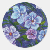 Stickers Phlox violet (Devant)