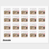 Stickers Photo Black Warmest Holiday Warmest (Feuille)