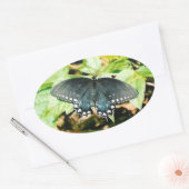 Stickers photo Black White Swallowtail Button (Enveloppe)