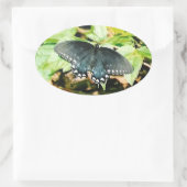 Stickers photo Black White Swallowtail Button (Sac)