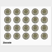 Stickers photo Camouflage (feuille de 20 petits) (Feuille)