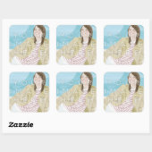 Stickers Photo Carré Instagram (Feuille)