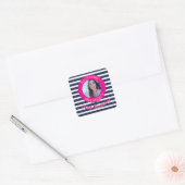 Stickers photo d'anniversaire nautique personnalis (Enveloppe)