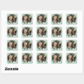 Stickers Photo Graduation Mint Aqua (Feuille)