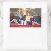 Stickers photo Joyeux Rectangle rouge (Sac)