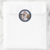 Stickers photo Mariage bleu marine (Sac)