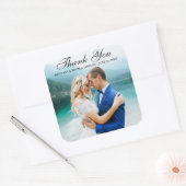 Stickers photo moderne Merci mariage BT Sq (Enveloppe)