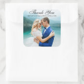 Stickers photo moderne Merci mariage BT Sq (Sac)