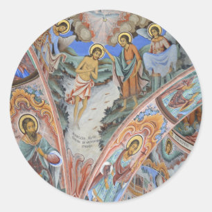 Stickers Photo Peinture de l'église religieuse