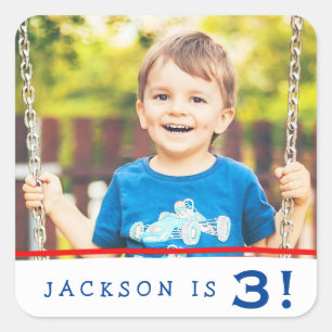 Stickers photo personnalisée moderne