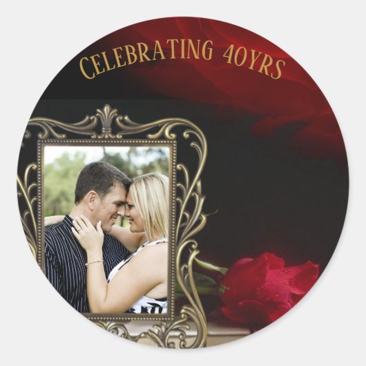 Stickers photo personnalisée - Ruby Love Thème ROS (Devant)