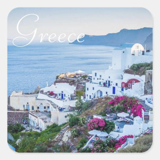 Stickers photo Santorini Grèce (Devant)