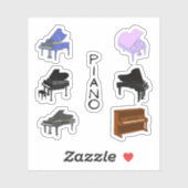 Stickers Piano (Feuille)