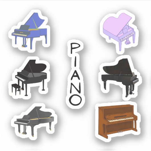 Stickers Piano (Devant)