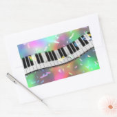 stickers piano arc-en-ciel (Enveloppe)