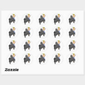 Stickers Piano Player Stickers (Feuille)