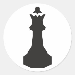 Stickers Piece Black Chess
