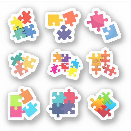 Stickers Pièce de Puzzle (Devant)