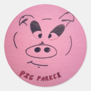 Stickers Pig Parker (Feuilles de 6 ou 20)