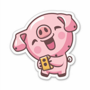 Stickers Pig Votre Sticker Wonderland