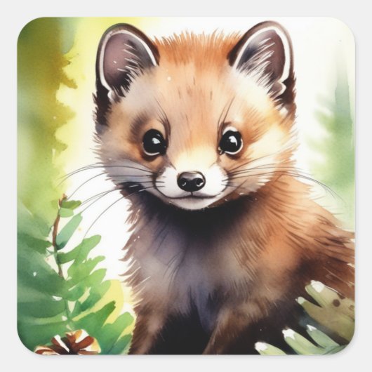 Stickers Pine Martin (Devant)