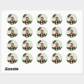 Stickers Pingouin de Noël - De et vers (Feuille)