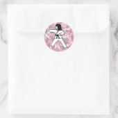 Stickers Pink Camo Martial Arts Girl (Sac)
