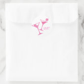 Stickers PInk Dice Martini (Sac)