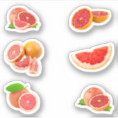 Stickers Pink Grapefruit (Devant)