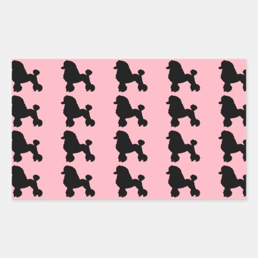 Stickers Pink Poodle Inspiré Jupe (Devant)