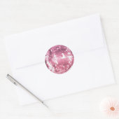 Stickers Pink Retro Disco Ball Enveloppe sceaux (Enveloppe)
