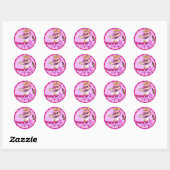 Stickers Pinky amusants (Feuille)