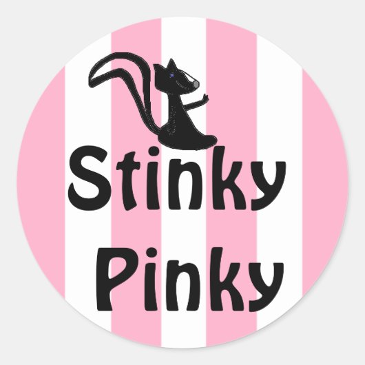 Stickers Pinky puant (Devant)