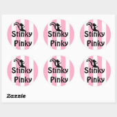 Stickers Pinky puant (Feuille)
