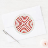 Stickers PINWHEEL MOSAIN Large rond (Enveloppe)