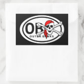 Stickers Pirate OBX Skull and Crossbones (Sac)