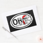 Stickers Pirate OBX Skull and Crossbones (Enveloppe)