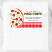 Stickers Pizza Party Favoriser (Sac)