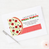 Stickers Pizza Party Favoriser (Enveloppe)