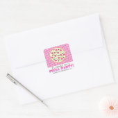 Stickers Pizza Pink and Purple Party Favoriser (Enveloppe)
