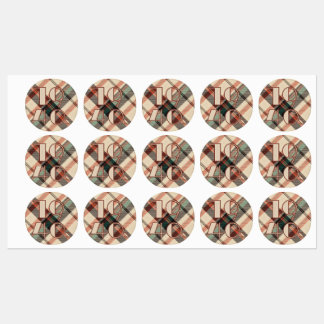 Stickers Plaid des années 1940