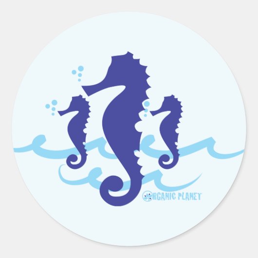 Stickers Planète Biologique Sea Horse (Devant)