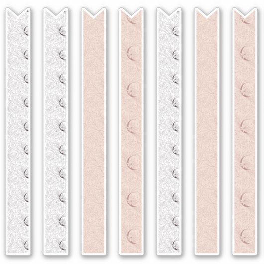 Stickers Planner Boho Floral Washi (Devant)