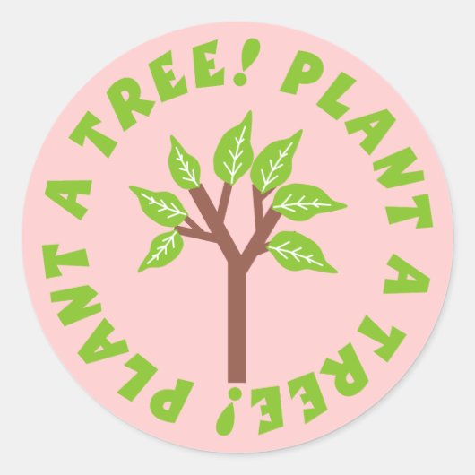 Stickers plante d'arbre (Devant)