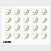 Stickers Plaque Bleu Oiseau (Feuille)