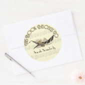 Stickers Plaque de conception musicale (Enveloppe)