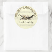 Stickers Plaque de conception musicale (Sac)