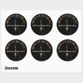 Stickers Plaque de design Logo de Guitare acoustiq (Feuille)