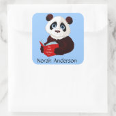 Stickers Plaque de lecture Panda (Sac)