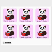 Stickers Plaque de lecture Panda (Feuille)